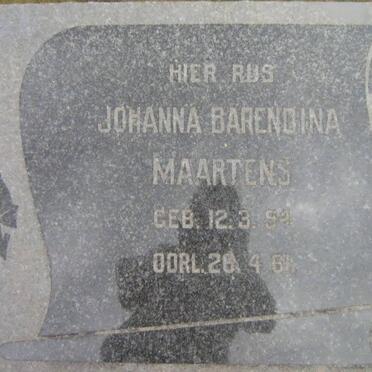 MAARTENS Johanna Barendina 1894-1961