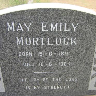 MORTLOCK May Emily 1891-1984