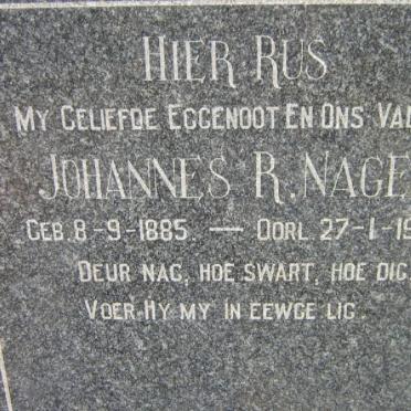 NAGEL Johannes R. 1885-1947