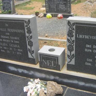 NEL John 1903-1982 &amp; Alida Gesina NEL 1904-1974