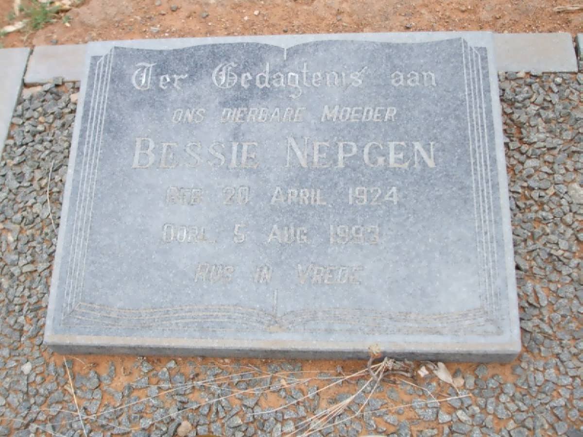 NEPGEN Bessie 1924-1993