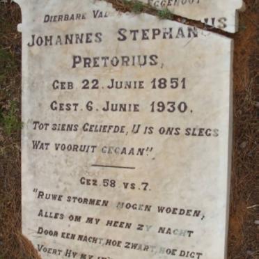 PRETORIUS Johannes Stephanus 1851-1930