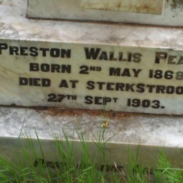 PEARCE Preston Wallis 1868-1903