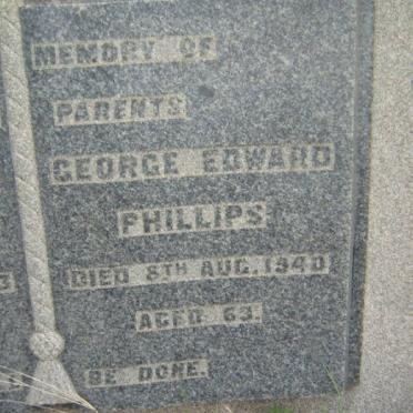 PHILLIPS George Edward -1940 &amp; Minnie Violet -1943