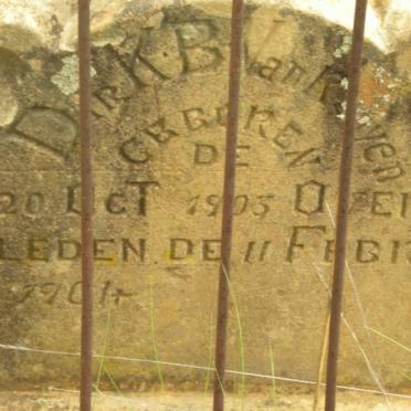 ROOYEN Dirk B., van 1903-1904