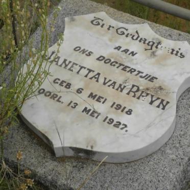 RHYN Janetta, van 1918-1927