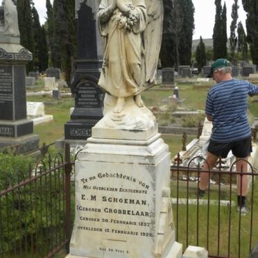 SCHOEMAN E.M. nee GROBBELAAR 1857-1928
