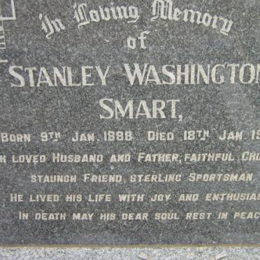SMART Stanley Washington 1888-1959