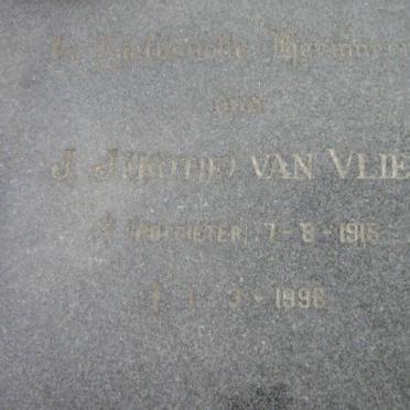 VLIET J.J., van nee POTGIETER 1915-1996