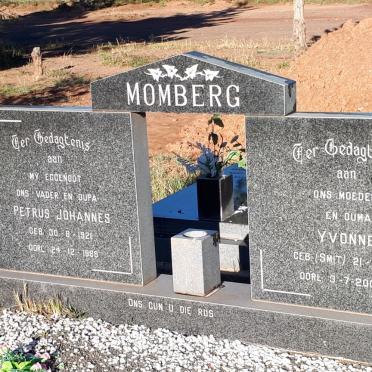 MOMBERG Petrus Johannes 1921-1988 &amp; Yvonne SMIT 1927-2001