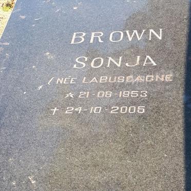 BROWN Sonja nee LABUSCAGNE 1953-2005