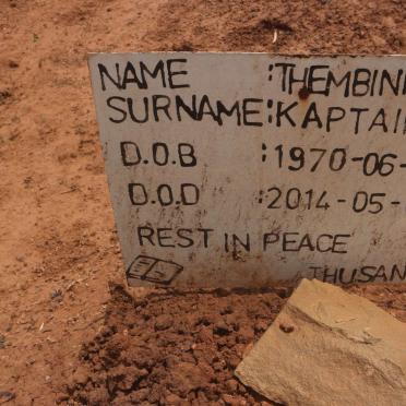 KAPTAIN Thembinkosi A. 1970-2014
