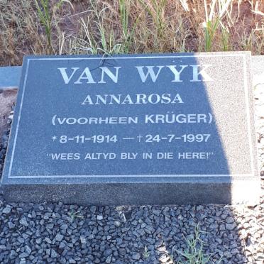 WYK Annarosa, van voorheen KRÜGER 1914-1997