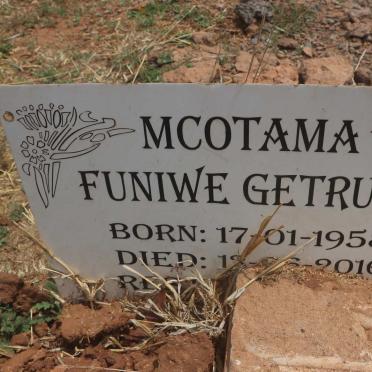 MCOTAMA Funiwe Getrude 1958-2016