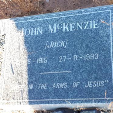 McKENZIE John 1915-1993