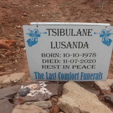 TSIBULANE Lusanda 1978-2020