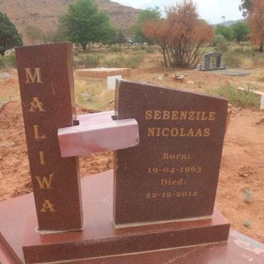 MALIWA Sebenzile Nicolaas 1963-2012