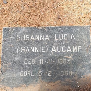 AUCAMP Susanna Lucia 1905-1968