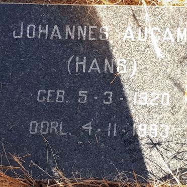 AUCAMP Johannes 1920-1983