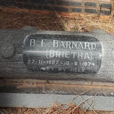 BARNARD B.E. 1887-1974
