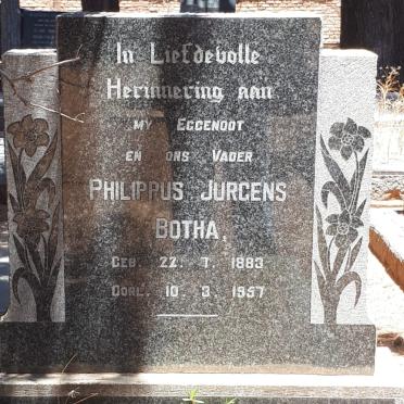 BOTHA Philippus Jurgens 1883-1957
