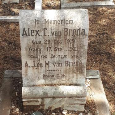 BREDA Alex C., van 1919-1921