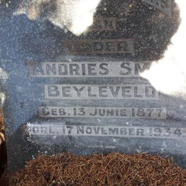 BEYLEVELD Andries Smit 1877-1934