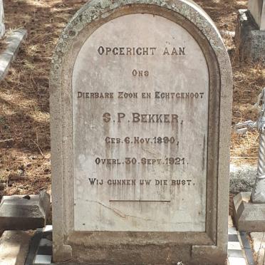 BEKKER S.P. 1890-1921