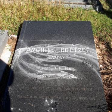 COETZEE Andries 1928-1988