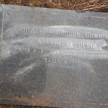 CUMMING Roualeyn Gordon 1909-1984