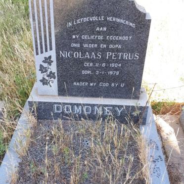 DOMONEY Nicolaas Petrus 1904-1979