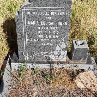 FOURIE Maria Louisa nee ENGELBRECHT 1910-1978