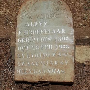 GROBBELAAR Alwyn F. 1863-1938