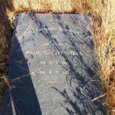 GREYVENSTEYN Maxie 1912-1969