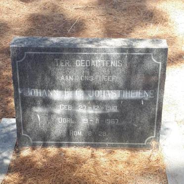 JOHASTIHEIENE Johann F. G. 1910-1967