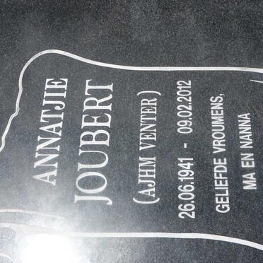JOUBERT A.J.H.M. nee VENTER 1941-2012