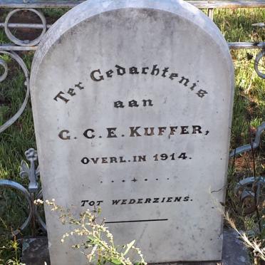 KUFFER G.C.E. -1914