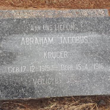 KRUGER Abraham Jacobus 1915-1916