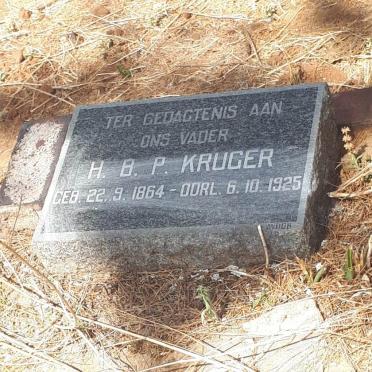 KRUGER H.B.P. 1864-1925