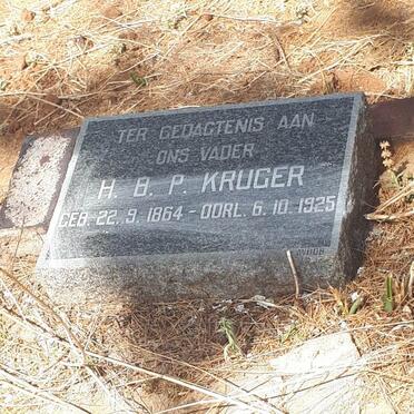 KRUGER H.B.P. 1864-1925