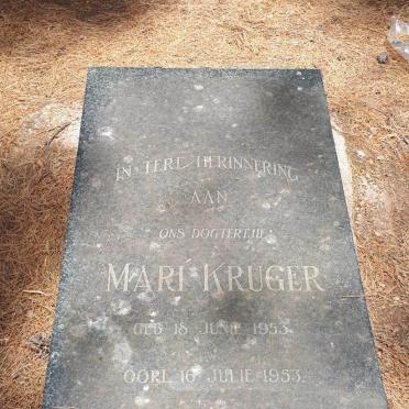 KRUGER Mari 1953-1953