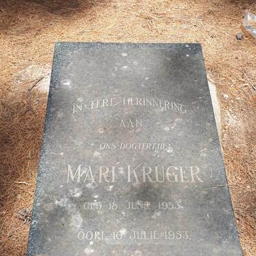KRUGER Mari 1953-1953