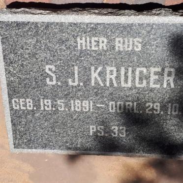 KRUGER S.J. 1891-1952