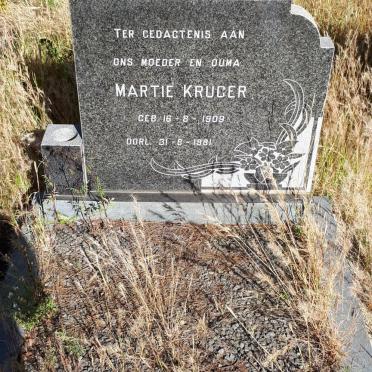 KRUGER Martie 1909-1981