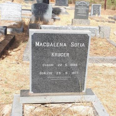 KRUGER Magdalena Sofia 1886-1977