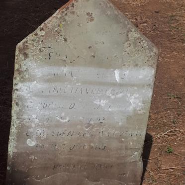 MERWE ? Aletta, v.d. -1913