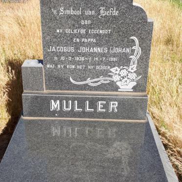 MULLER Jacobus Johannes 1936-1981