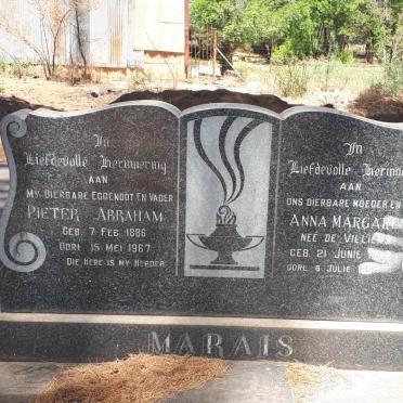 MARAIS Pieter Abraham 1886-1967 &amp; Anna Margaretha DE VILLIERS 1892-1981