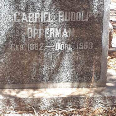 OPPERMAN Gabriel Rudolf 1882-1953