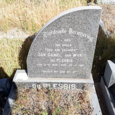 PLESSIS Jan Daniel van Wyk, du 1918-1981